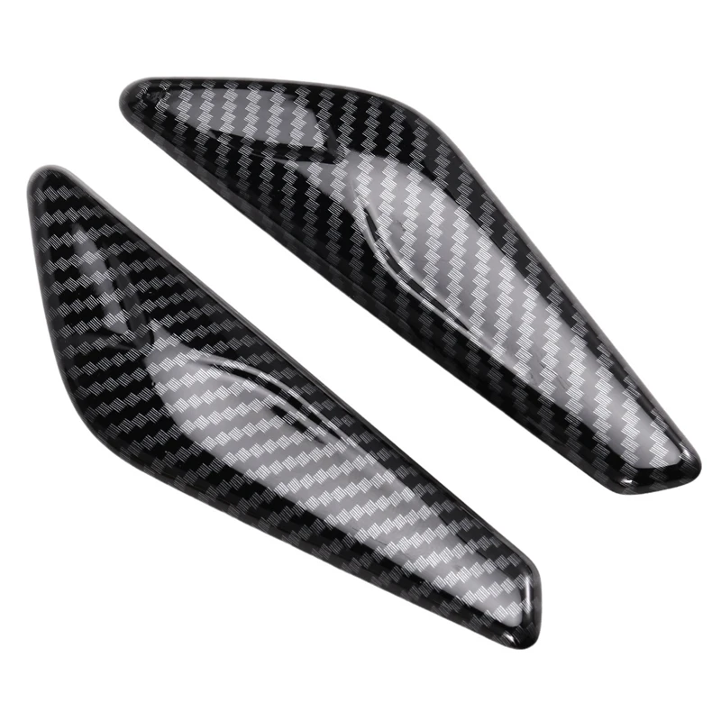 Car Front Side Fender Carbon Fiber Trim Finisher 51117338569 51117338570 For BMW X3 F25 2011-2018 X4 F26 2014-2021