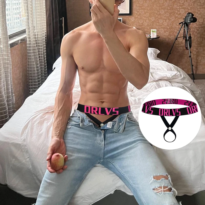 

Sexy Lingerie Men Thongs Gay Underwear Low Waist Cotton Mens Bikini Jockstrap Breathable Mens Thongs And G-strings DZ12