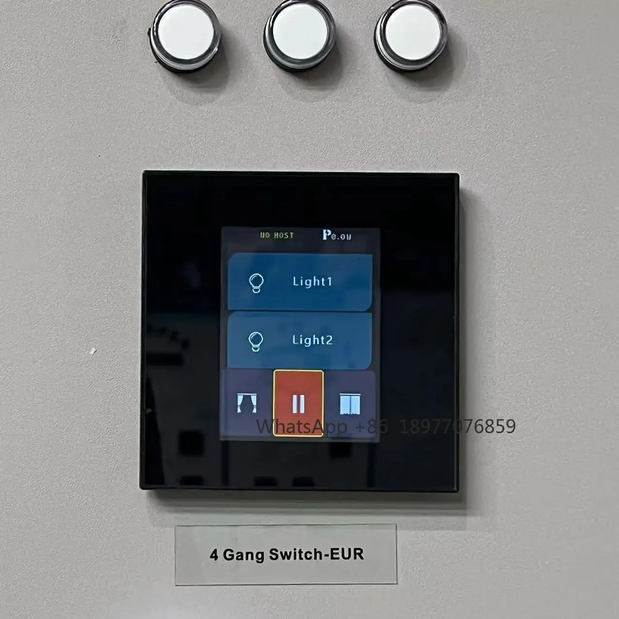 Smart 4 Gang Light Switch 2 Gang Curtain Lanbon L8 LCD Touch Panel WiFi Voice Control Google Alexa Siri