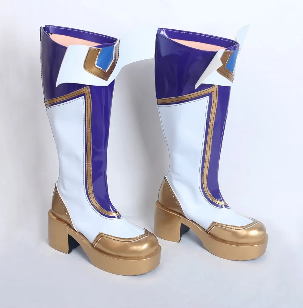 Ezreal Cosplay The Prodigal Explorer Ezreal Cosplay Boots LOL Cosplay Shoes Custom Made Any Size