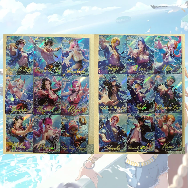 Anime One Piece SY QHR GF COR DHR PR FR Cards Nico Robin Boa Hancock Nami Perona Yamato Nefertari D Vivi Uta Collectible Cards