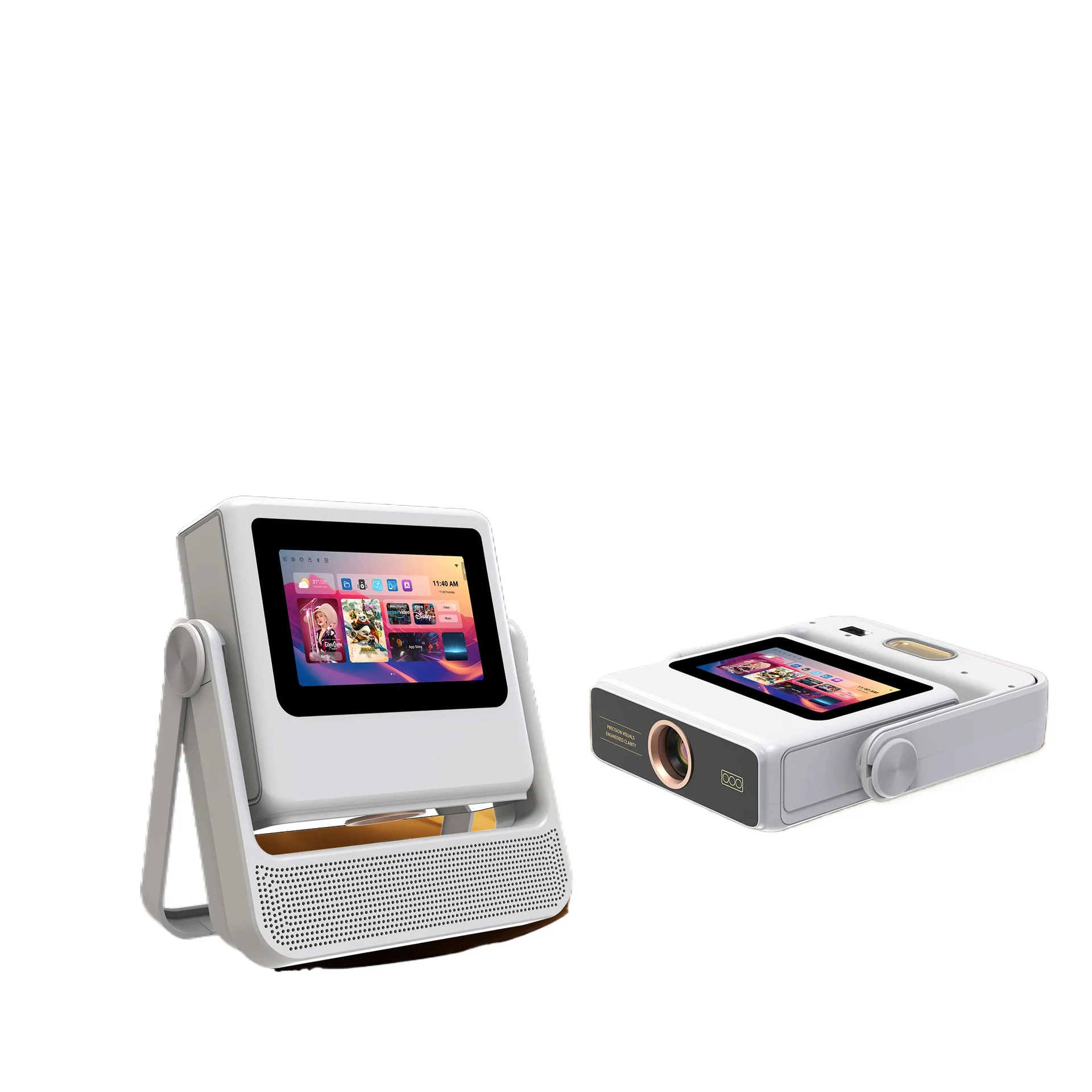 Dual-screen simultaneous display projector, multi-functional, ultra-high-definition touch model, universal connection