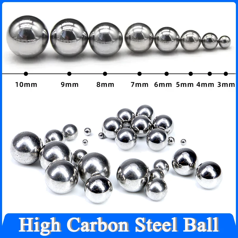 

3mm 4mm 5mm 6mm 8mm 9mm 10mm 12mm Steel Balls Slingshot Hunting Archery High-carbon Steel Slingshot Ball Catapult Hunting Ammo