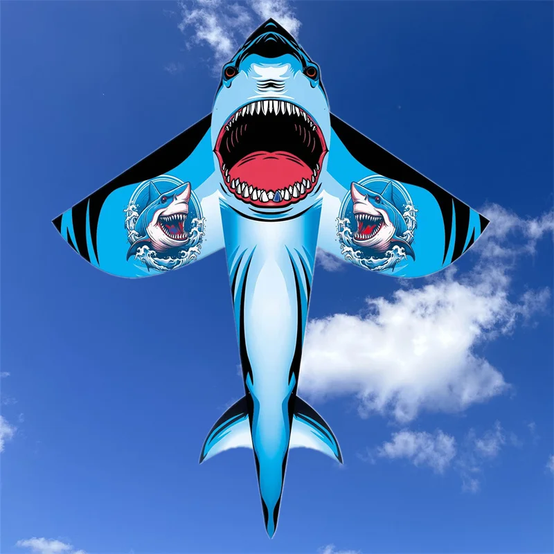 free shipping shark kite flying dolphins kite nyion fabic whale kites factory outside toys children's rag kids outdoor games koi