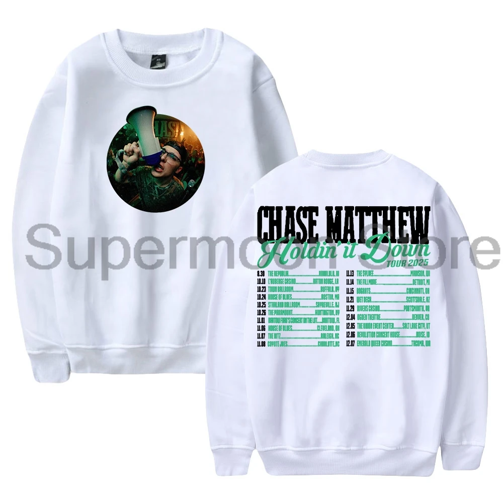 سترة تشيس ماثيو هولدمين إت داون تور 2025 بياقة دائرية وأكمام طويلة ملابس الشارع الشهير للنساء والرجال