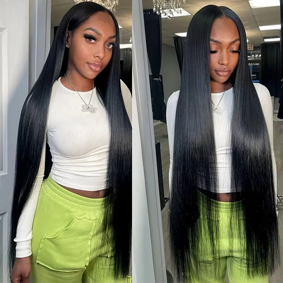 

Straight Lace Front Wig Human Hair Brazilian 13x4 13x6 Straight HD Lace Front Wig 200 Density