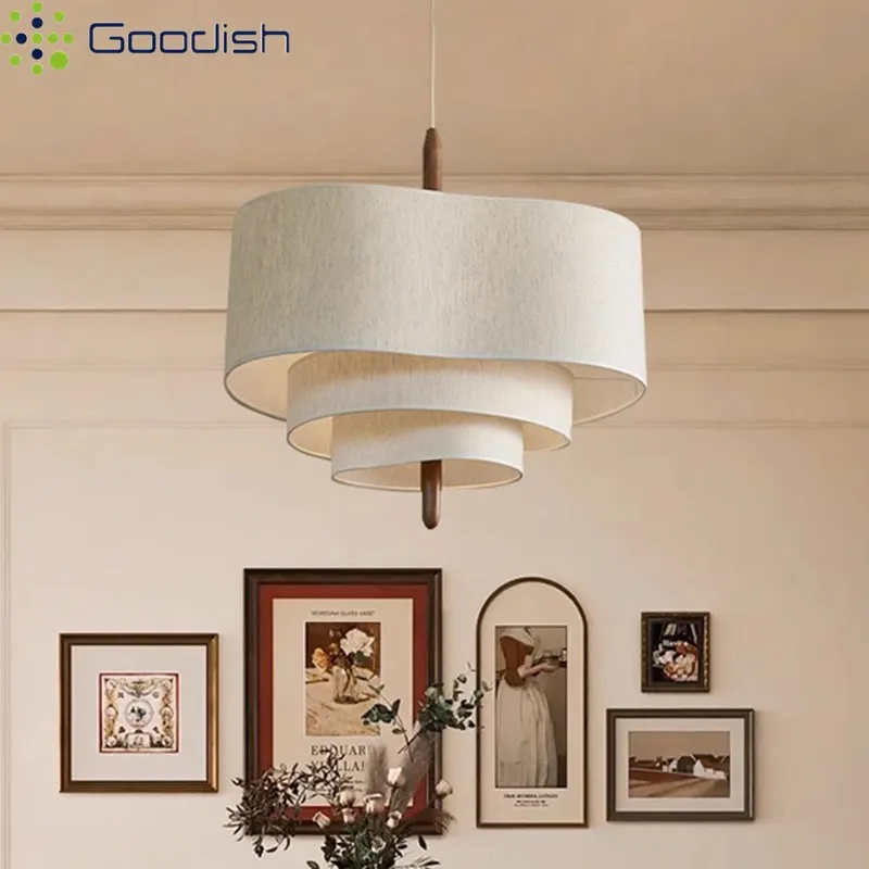 Industrial Vintage Art Creative Triple layered love LED Pendant   for Living Room Home Decoration Chandeliers