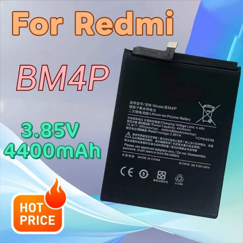 

3,85 В 4400 мАч BM4P BM53 BM4Q BM4U Аккумулятор для мобильного телефона Redmi K20Pro K30i K30Pro K30S Ultra