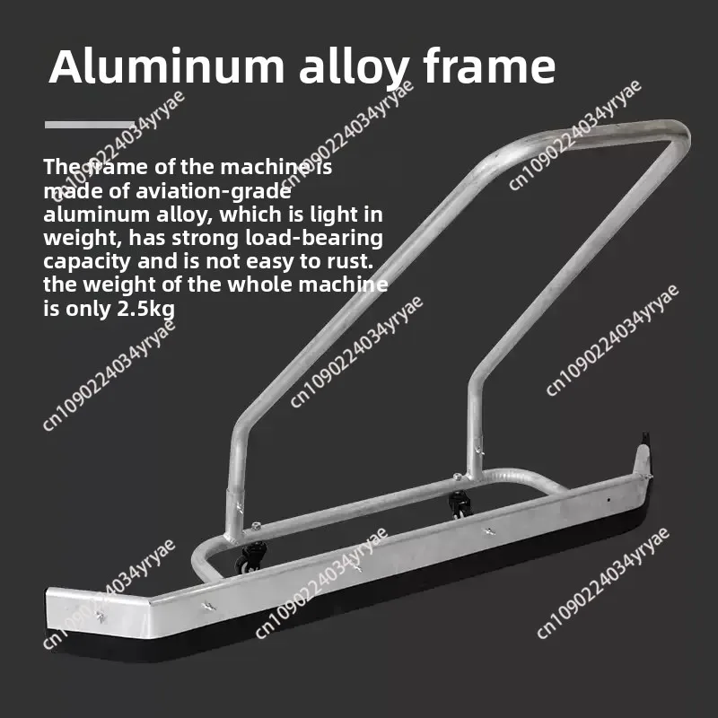 Aluminum Alloy Water Pusher Multipurpose Household 360° Floor Scraper Indoor/Outdoor Tennis Court Basketball Court Ground Wiper