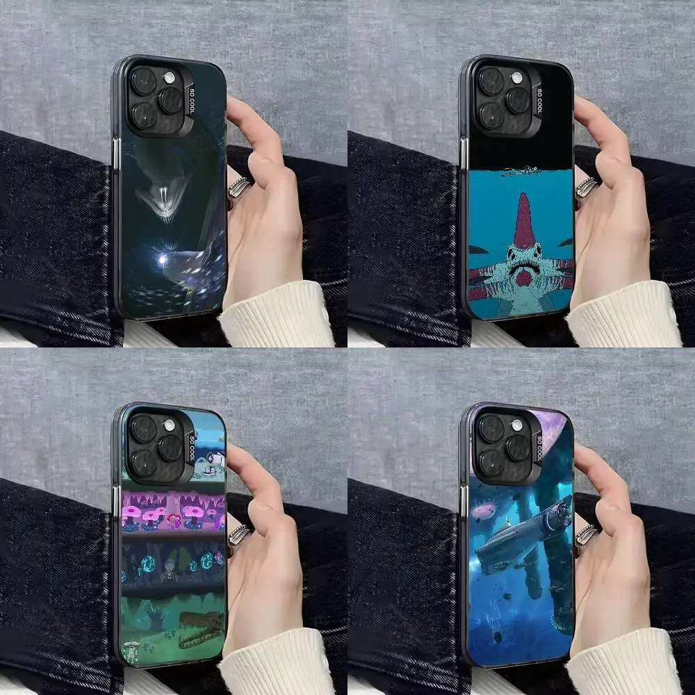 

Game Below S-Subnauticas Zero Phone Case For iPhone 16,15,14,13,12,11,Mini,Pro,E,SE4,XS,MAX Black IMD Box