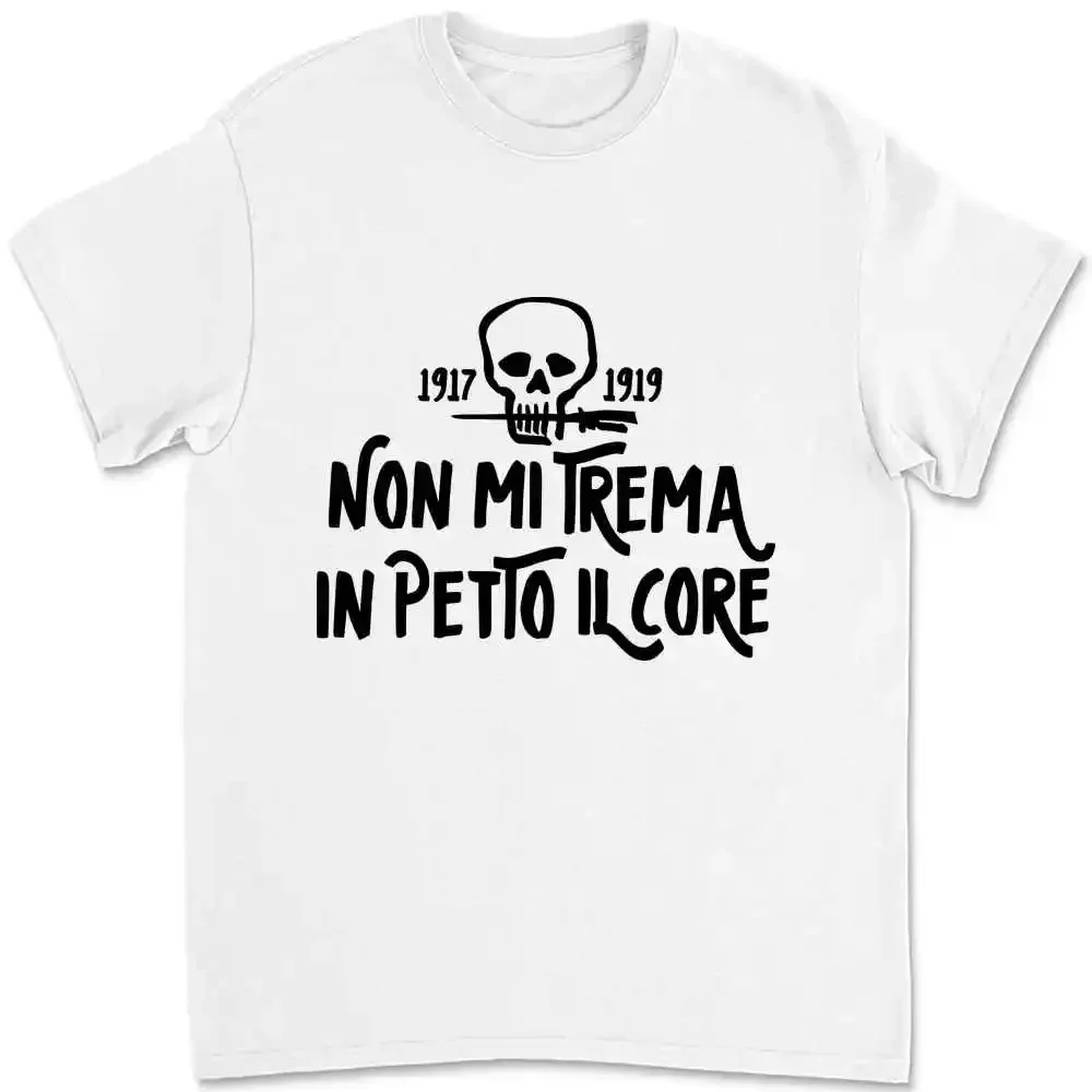 Arditi Don'T Shake The Core Motto Ww1 Skull T Shirt WH50