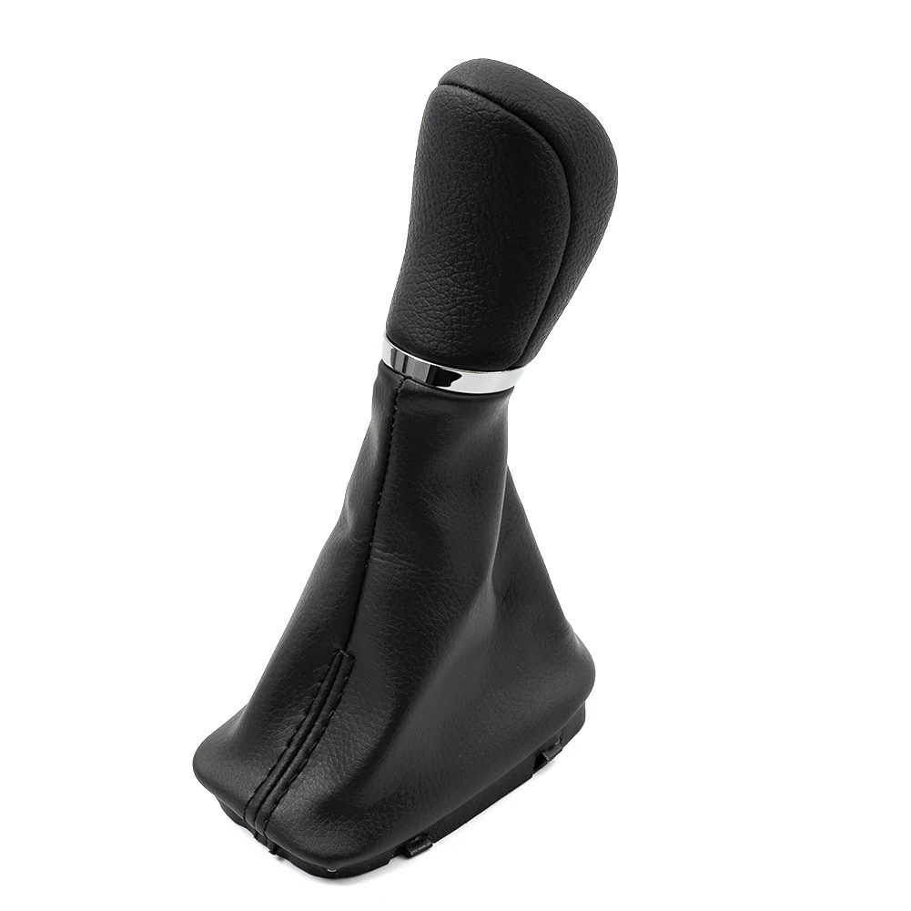 Black Automatic Gear Shift Knob With Gaitor Boot For W203 W204 Automatic Gear Shifting Gear Shift Knob Interior Parts Accessori