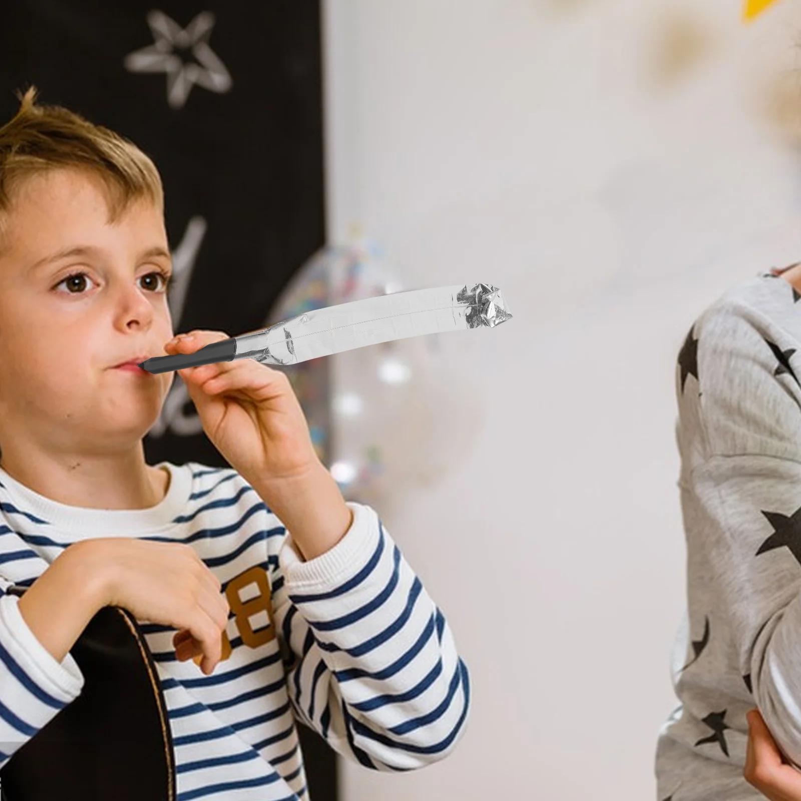 

100Pcs Birthday Party Noise Makers Blowers Horns Favors Fun Whistles Festive Atmosphere Decorations Funny Party Noise Maker