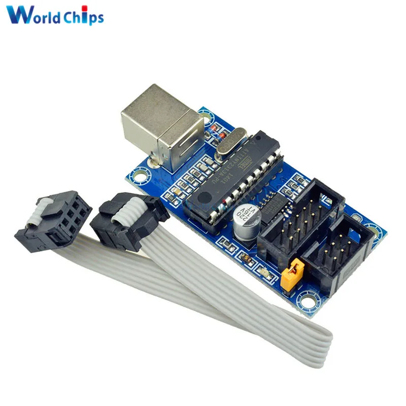 USBTiny USBtinyISP AVR ISP программатор загрузчик для Arduino IDE Meag2560 R3 с 10-контактным кабелем для программирования