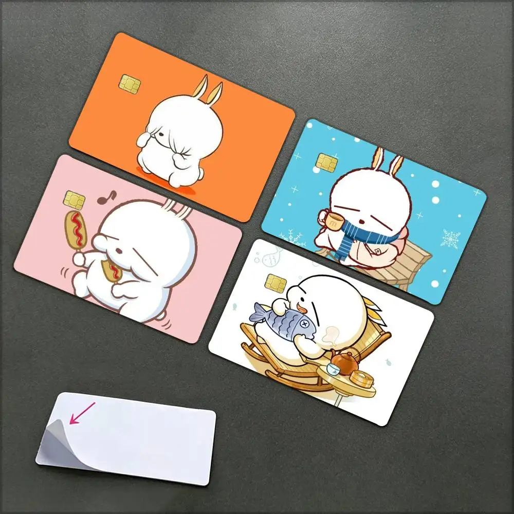 Cute M-MashiMaro   Waterproof Film Skin Cover Credit Card Stickers Debit Front Bank Bus Pass