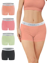 Plus Size S-5XL Unisex Boxer Underwear Women Couple Sports Shorts Cotton Yoga Panty for Female Underpants Woman Boyshort Briefs