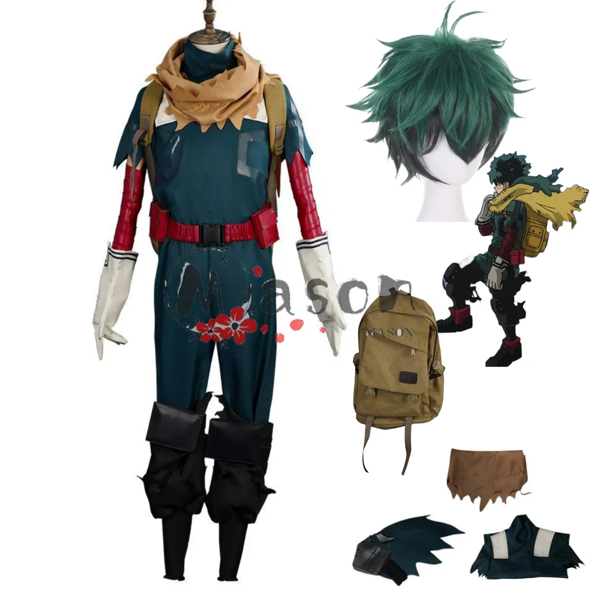 bakugou mini backpack My Hero Academia Cosplay M-Backpack youll find his name in bold printed detail. My Hero Academia Deku Mochila