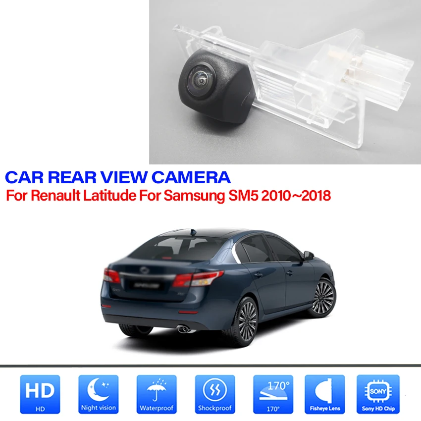 

Fixed Parking Line Car Tracks Rear View Camera CCD HD Waterproof For Renault Latitude For Samsung SM5 2010~2018 Car Monitor