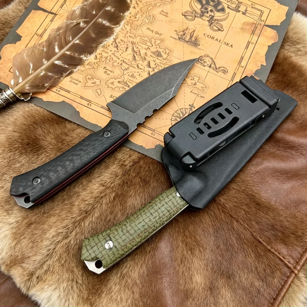 Cuchillo de Corte de Cuerda ED - Camping Cooking Knife With Sheath reseña y precio