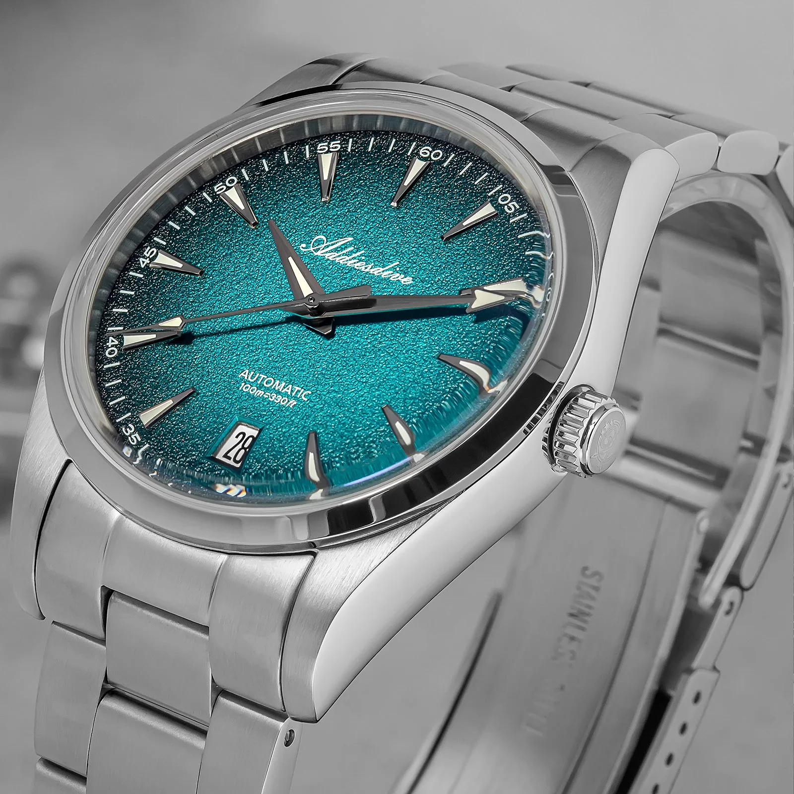 Addiesdive جديد ساعة رجالي 39 مللي متر التدرج BGW9 مضيئة 10Bar مقاوم للماء فستان فاخر NH35 ساعات آلية أوتوماتيكية AD2094