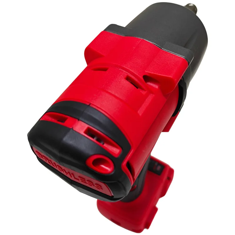 Fit For Milwaukee 18V Battery 1300NM Large Torque Cordless Wrench Brushless Electric Impact Wrench Repair Power Tools Car Truck