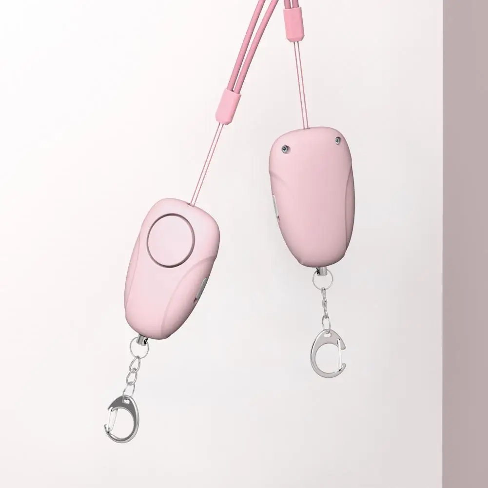 Safety Alarm 120dB Practical Sensitive Intelligent  Safety Scream Loud Emergency Alarm Keychain for Night