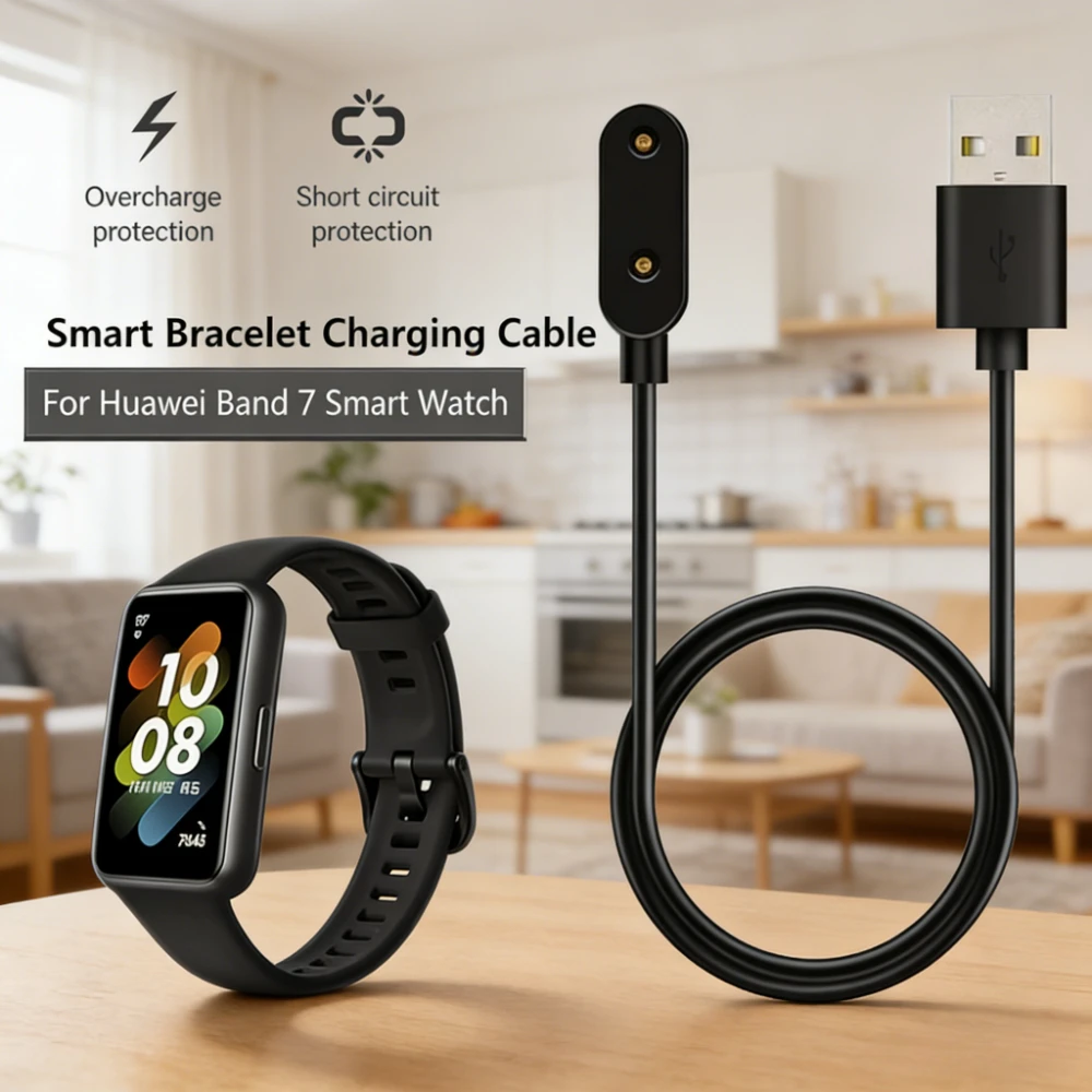 Cable de carga USB para reloj inteligente Huawei Watch Fit 2/New/Mini Band 8/7/6 Pro Band7 Honor ES Smartband fit2 Accesorios