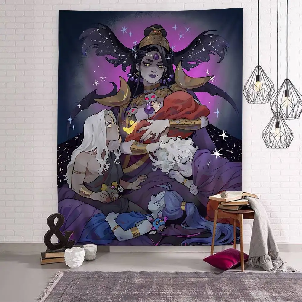 أمين H-Hades نسيج ملون للتعليق على الحائط، مفروشات جدارية بوهيمية، صفائح تعليق على الحائط ماندالا #6