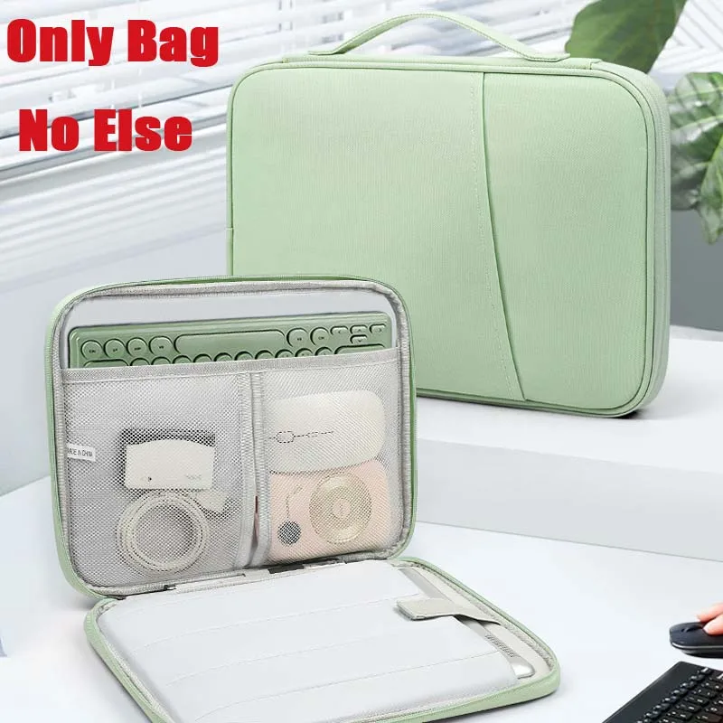 for CHUWI CoreBook X Gaming Laptop Handle Bag Storage Pouch Waterproof Sleeve Pocket for Mouse Keyboard Cable Zip Carry Case