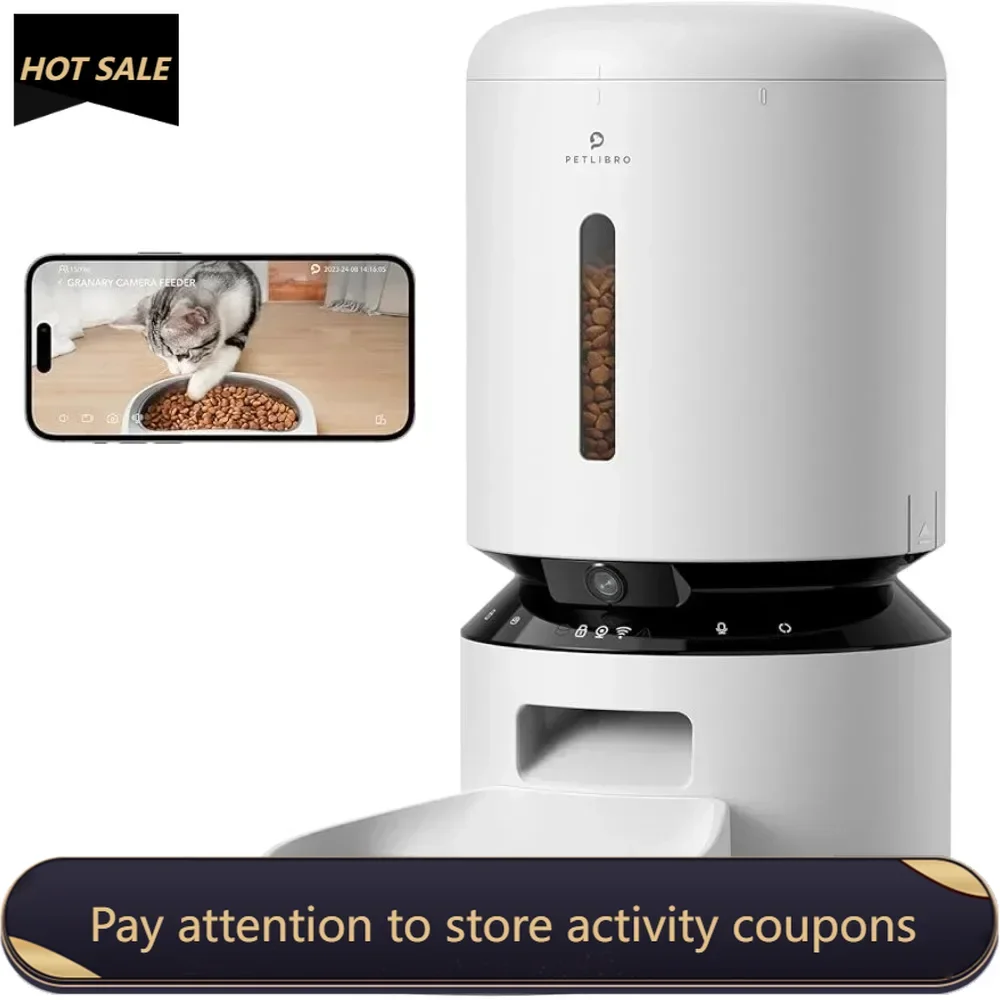 1080P HD Video with Night Vision Automatic Feeder of Cats 5G Wi-Fi Pet Feeder Feeding and Water Dog Supplies Freight free