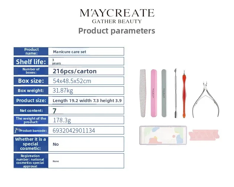 Multi-function Nail Care Tools, Nail File, Remover Bags, Softener & Organizer Tools