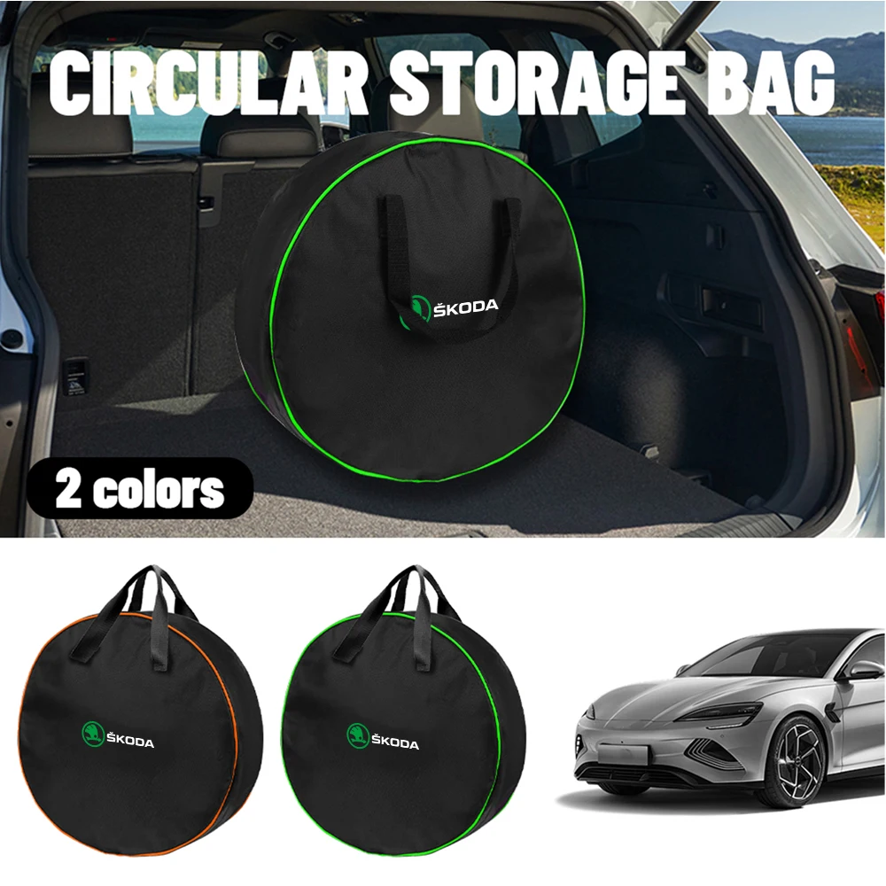 

Car Trunk Folding Storage Bags Auto Rear Storage Pouch For Skoda Kodiaq Octavia Fabia Karoq Enyaq Kamiq Superb Scala Rapid Yeti
