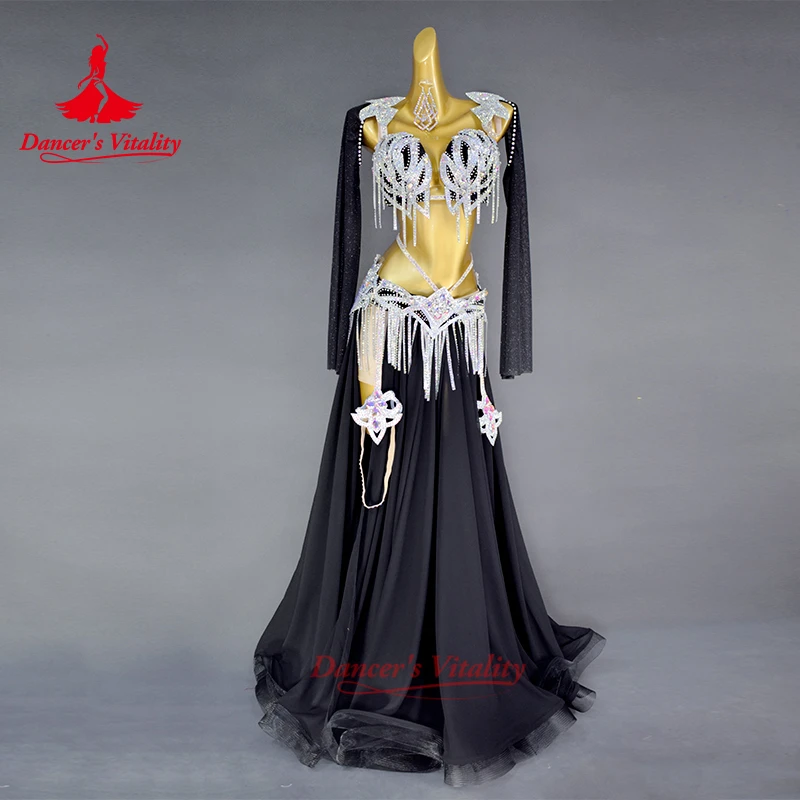 

Belly Dance Costume Women's Customized High End Luxury Performance Costumes Oriental Dance Competition Outfit Dance's Vitality