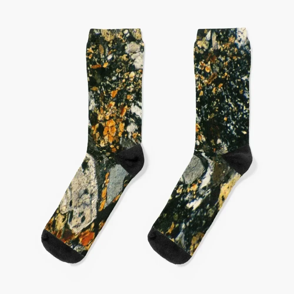 

Feldspar Mineral Art Socks anti slip football japanese fashion Socks For Men Women's