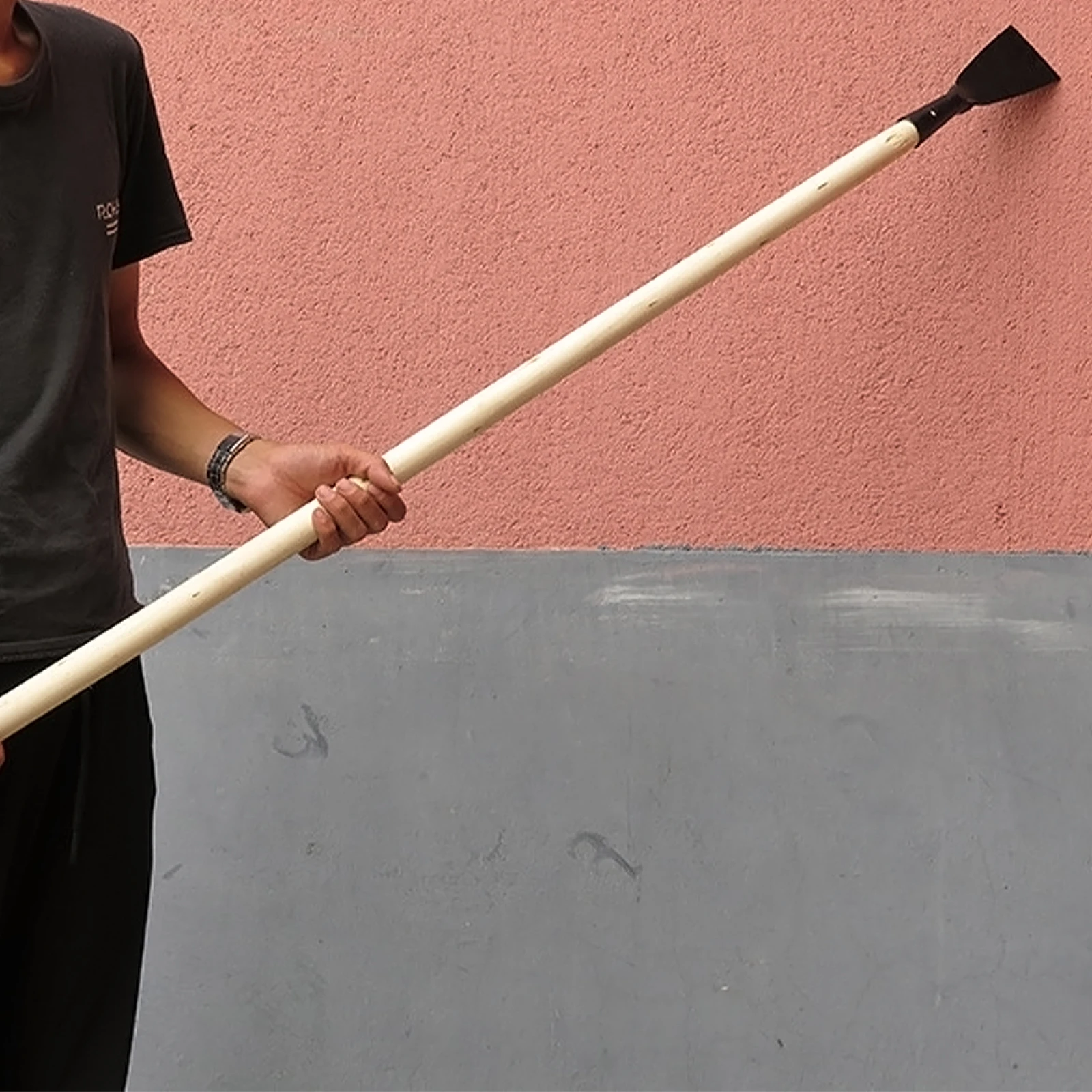 

7cm Full Black Steel Deck Blade Putty Knife Multi purpose Shovel Sturdy High Hardness Wall Cleaning Bark Weeding