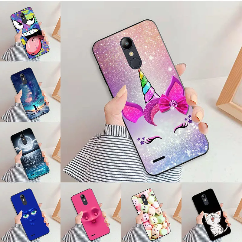 Protective Silicone Phone Case For LG K9 Aristo 2 Aristo2 Plus K8 2018 LV3 2018 Fortune 2 Rebel 3 Zone 4 Stylish Cover For LG K9