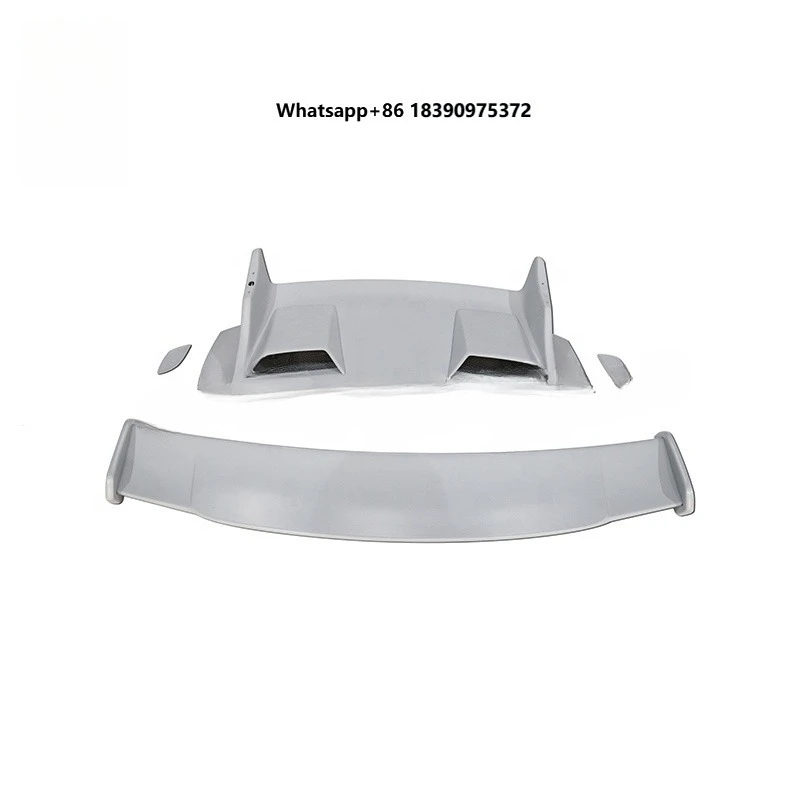 Fiberglass Material Gt3 Style Rear Spoiler Wing fore 911 991.2 Model Car