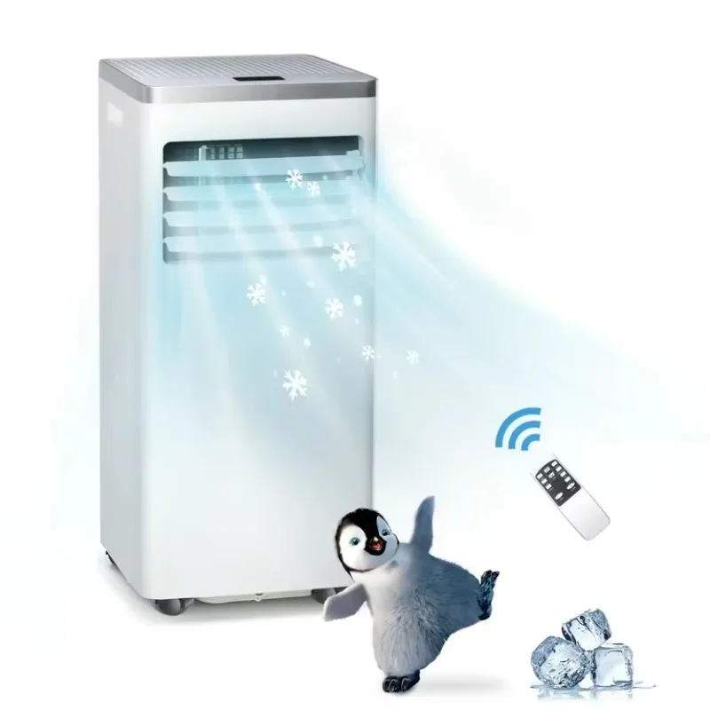 Mobile Room Air Conditioner 7000 to 24000 BTU 24 Hour Timer Mini Portable Floor Standing Unit Multifunctional