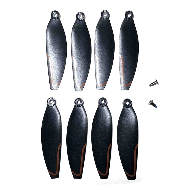 1 Set Plastic S1S LF632 LS-S1S Mini Drone Original Propellers Spare Parts S1S Paddles Drone Replacement Accessories Black