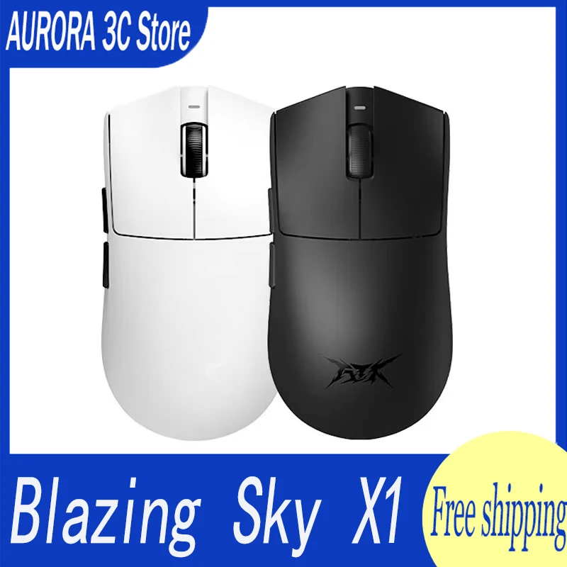 

Blazing Sky X1 Atk Vgn Vxe Mouse Wireless Three-Mode 2.4g Paw3950 Mouse Custom Light Weight Mouse For E-Sports Gamers Gifts