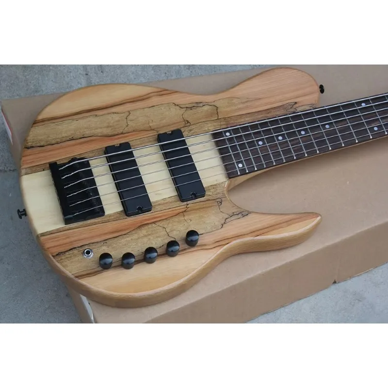 Veneer Electric Guitar Bass 6 Strings Bass Guitar  Bass