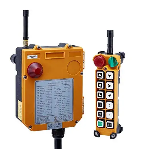 F24-12D Industrial Radio Wireless Remote Control with 1 Transmitter + 1 Receiver  and 18-65V / 65-440V Optional Kit