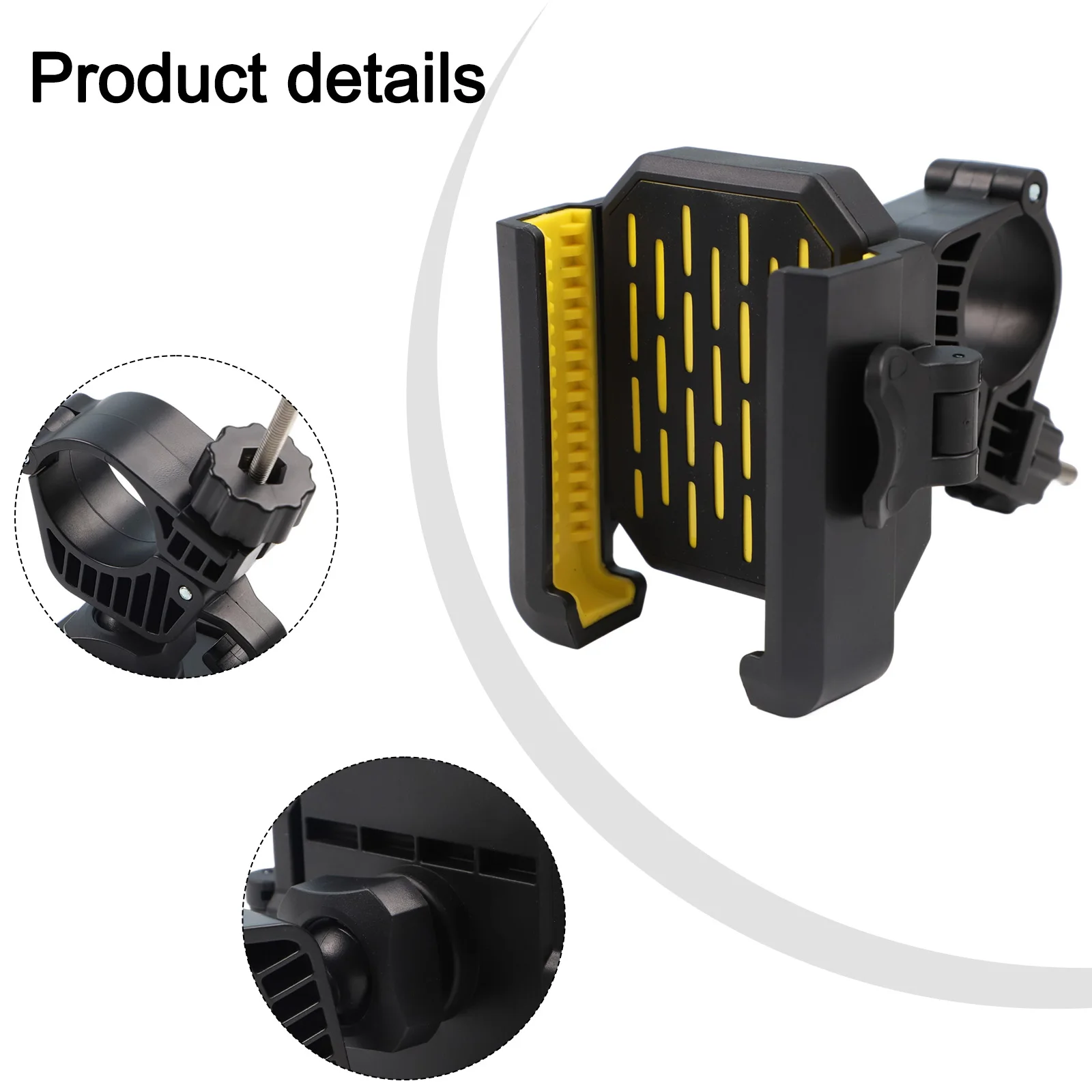 

Motorcycle Phone Mount Designed for 4 7 7 Inch Devices Sturdy ABS Material Quick Installation and Firm Grip for Riders