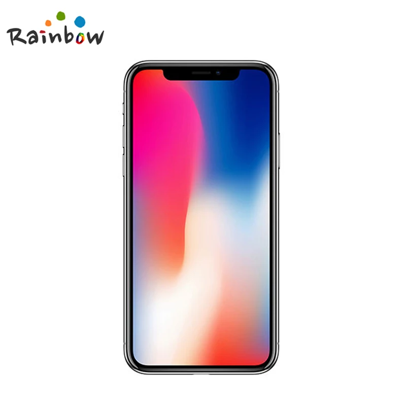 هاتف Apple iPhone X 3GB RAM الأصلي 64GB 256GB ROM Face ID 5.8 "iOS Hexa core 12.0MP كاميرا خلفية مزدوجة غير مقفلة 4G LTE هاتف محمول