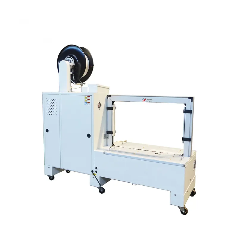 High Precision Automatic Pneumatic Plastic Carton Strapping Machine for Food and Textile Packaging