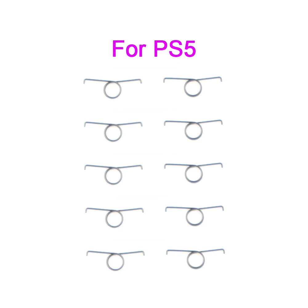 10-100pcs For PS3 PS4 PS5 Switch L2 R2 Trigger Button Spring Metal Replacement R2 L2 Trigger Buttons Component