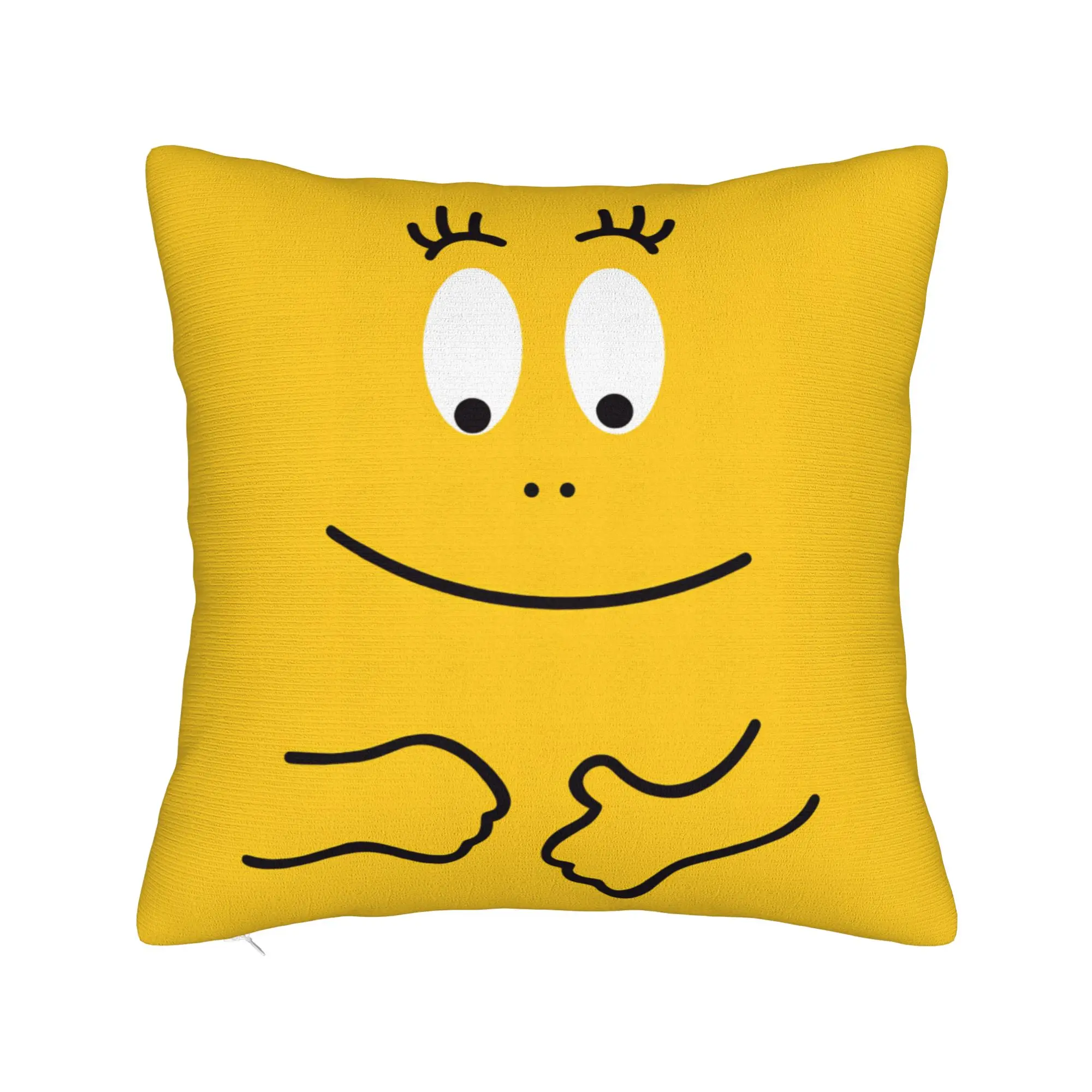 Cartoon Barbapapa Pillowcases  Vintage Pillow Case For Sofa Couch Bed Living Room Graphic Pillow Cover