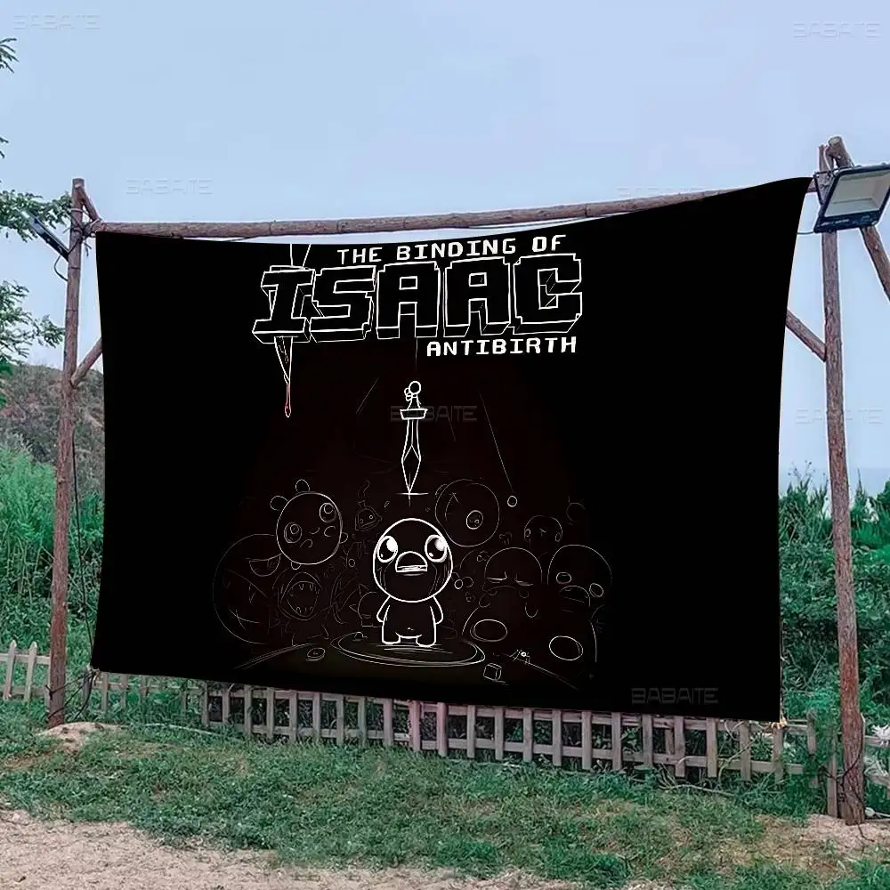 T-The Binding Of Isaac Family Gatherings Outdoor Atmosphere Flags Camping Decorations Banners