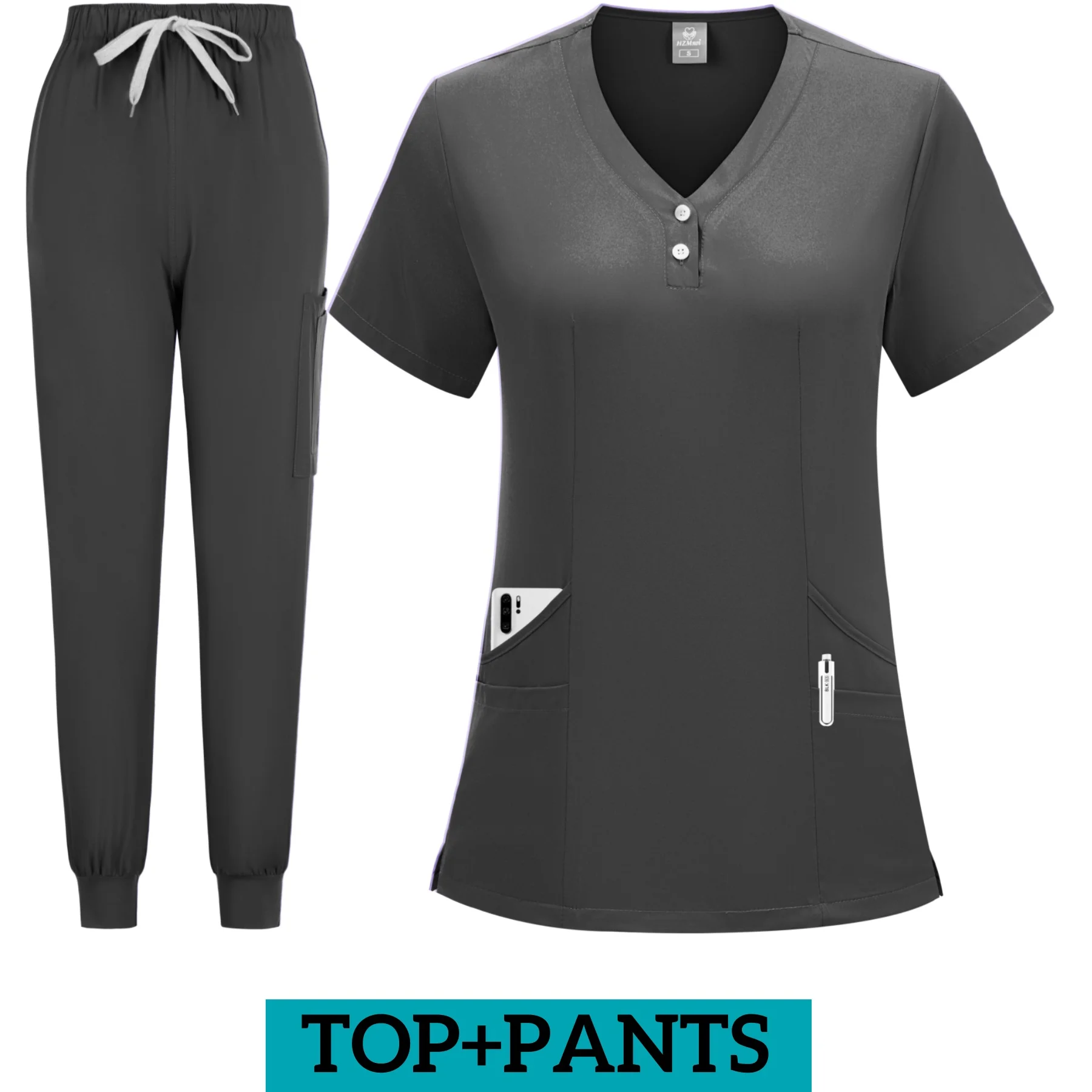 Traje de Jogger para mujer, conjunto de uniformes médicos quirúrgicos de Hospital, ropa Multicolor, traje exfoliante, uniforme médico, venta al por mayor