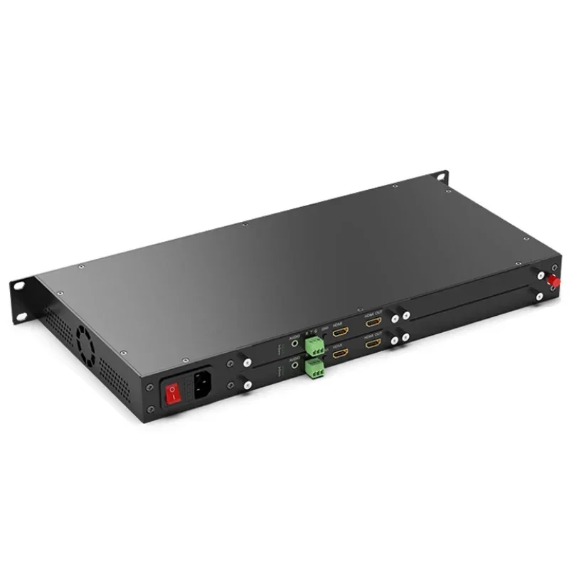 2-way HDMI Fiber Extender RS232 Independent Audio Band Loop Out Single Mode HDMI Optical Transceiver Rack Mounted Voopoo  Вейп